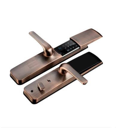 望谟换锁滑盖指纹锁家用防盗门